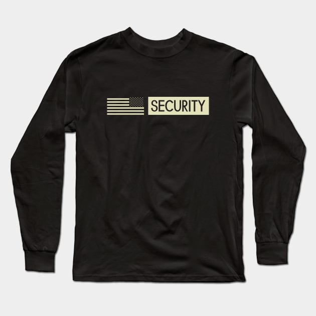 Security Long Sleeve T-Shirt by Jared S Davies